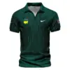 Updated Logo 125th U.S. Open Ping Dark Blue Gradient Stripes Pattern Vneck Polo Shirt Style Classic Polo Shirt For Men