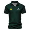 Dark Green Abstract Sport Masters Tournament Ping Vneck Polo Shirt Style Classic Polo Shirt For Men