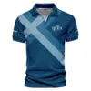 Special Release Wilson Staff 152nd Open Championship Slightly Desaturated Blue Background Vneck Polo Shirt All Over Prints  HOTOP080724A01WSZVPL