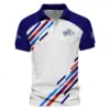 Special Release Rolex 152nd Open Championship Blue Red Straight Line White Background Vneck Polo Shirt All Over Prints  HOTOP090724A01ROXZVPL