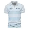 Special Release Wilson Staff 152nd Open Championship Light Blue Background Line Pattern Vneck Polo Shirt All Over Prints  HOTOP100724A01WSZVPL