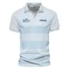 V-neck Polo Shirt Callaway BMW PGA Championship Black Background Halftone Blue Red HOBMW110724A01CLWZVPL