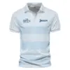 Special Release Titleist 152nd Open Championship Light Blue Background Line Pattern Vneck Polo Shirt All Over Prints  HOTOP100724A01TLZVPL