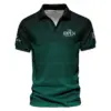 152nd Open Championship Callaway Dark Green Gradient Line Pattern Vneck Polo Shirt All Over Prints  HOTOP280624A01CLWZVPL
