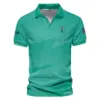 Golf Sport Pattern Green Mix Color Updated Logo 125th U.S. Open Rolex Vneck Polo Shirt Style Classic