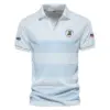 V-neck Polo Shirt Titleist 125th US Open Championship Light Blue Background Line Blue HOUSG120724A02TLZVPL
