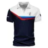 Update Logo 2025 PGA Championship Golf Star Line Pattern Light Blue Titleist Vneck Polo Shirt Style Classic Polo Shirt For Men