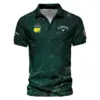 Old Cracked Texture With Gold Splash Paint Masters Tournament Ping Vneck Polo Shirt Style Classic Polo Shirt For Men