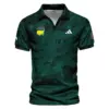 Dark Green Stars Pattern Grunge Background Masters Tournament Nike Vneck Polo Shirt Style Classic Polo Shirt For Men