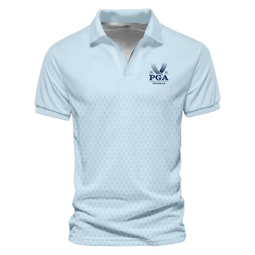 Titleist Updated Logo 125th U.S. Open Dark Blue Gradient Abstract White Background  Vneck Polo Shirt Style Classic