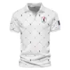Argyle Pattern With Cup Updated Logo 125th U.S. Open Adidas Vneck Polo Shirt Style Classic Polo Shirt For Men