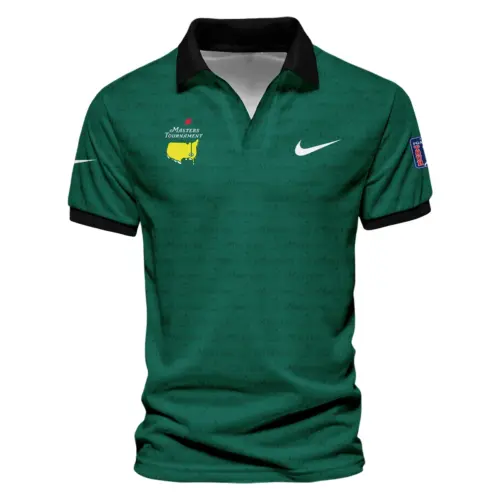 Updated Logo 125th U.S. Open Nike Dark Blue Gradient Stripes Pattern Vneck Polo Shirt Style Classic Polo Shirt For Men
