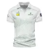 Masters Tournament Callaway Golf Pattern Halftone Green Vneck Polo Shirt Style Classic Polo Shirt For Men
