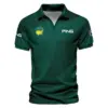 Masters Tournament Callaway Sublimation Sports Dark Green Vneck Polo Shirt Style Classic Polo Shirt For Men