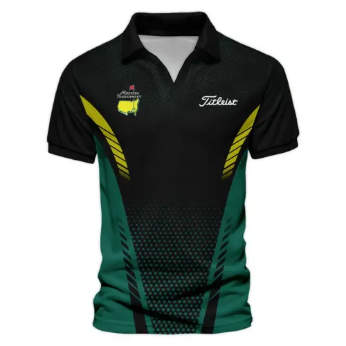 Special Release Green Mix Black Titleist Masters Tournament Vneck Polo Shirt All Over Prints  QTMT130724A1TLZVPL