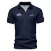 Golf Sport Navy Star 152nd Open Championship Pinehurst Titleist Vneck Polo Shirt Style Classic