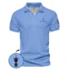 Golf Pattern Cup Blue Updated Logo 125th U.S. Open Pinehurst Titleist Vneck Polo Shirt Style Classic