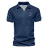 Golf Sport Blue Mix Updated Logo 125th U.S. Open Pinehurst Titleist Vneck Polo Shirt Style Classic
