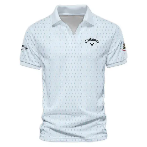 Special Release Cleveland Golf 152nd Open Championship Light Blue Background Line Pattern Vneck Polo Shirt All Over Prints  HOTOP100724A01CLEZVPL