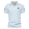 Special Release Light Blue Cleveland Golf Golf 125th U.S. Open Oakmont Vneck Polo Shirt All Over Prints  QTUSM8724A2CLZVPL