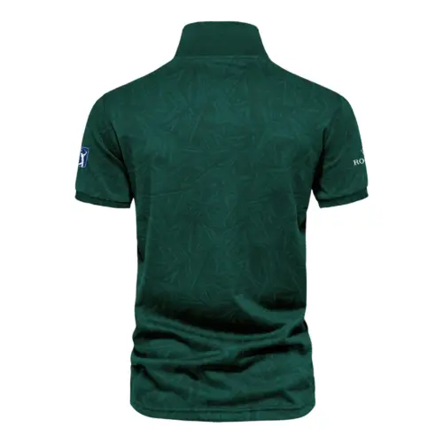 Stars Dark Green Abstract Sport Masters Tournament Rolex Vneck Polo Shirt Style Classic Polo Shirt For Men