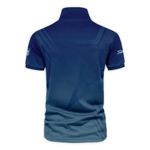 Presidents Cup Dark Blue Star Gradient Background Titleist Vneck Polo Shirt Style Classic