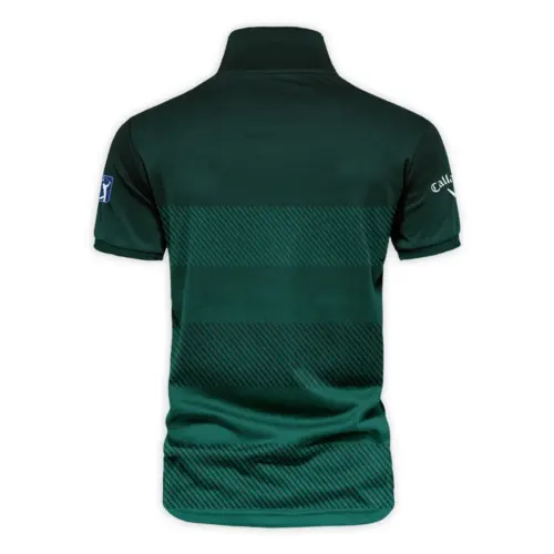 152nd Open Championship Callaway Dark Green Gradient Line Pattern Vneck Polo Shirt All Over Prints  HOTOP280624A01CLWZVPL
