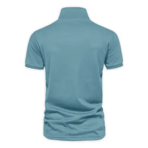 Updated Logo 125th U.S. Open Golf Sport Mostly Desaturated Dark Blue Yellow Titleist Vneck Polo Shirt Style Classic