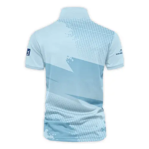 Updated Logo 125th U.S. Open Cobra Golf  Light Blue Backgound Vneck Polo Shirt Style Classic