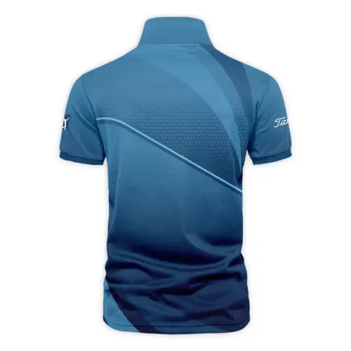 Updated Logo 125th U.S. Open Dark Blue Gradient Background Titleist Vneck Polo Shirt Style Classic