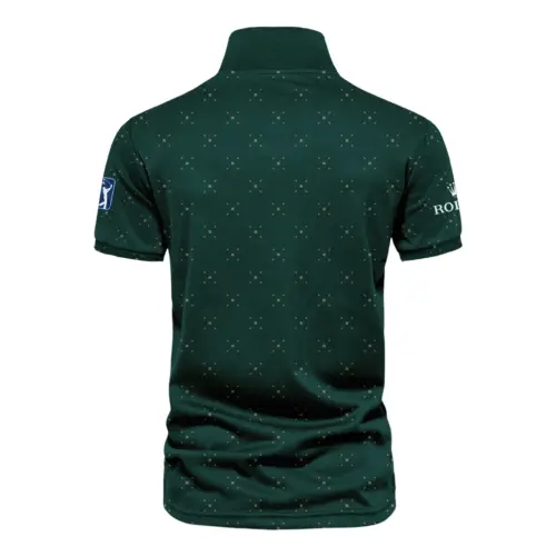 Diamond Shapes With Geometric Pattern Masters Tournament Rolex Vneck Polo Shirt Style Classic Polo Shirt For Men