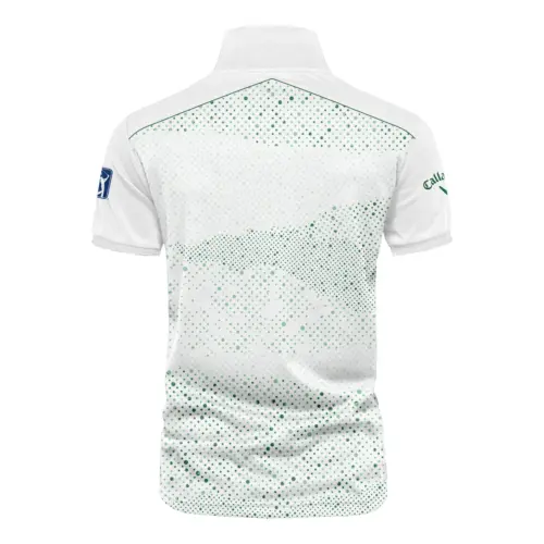Golf Stye Classic White Mix Green Masters Tournament Callaway Vneck Polo Shirt Style Classic Polo Shirt For Men