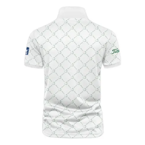 Golf Sport Pattern Color White Mix Masters Tournament Titleist Vneck Polo Shirt Style Classic