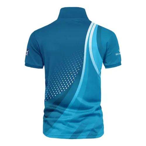 Golf Love Sport Color Blue Update Logo 2025 PGA Championship Rolex Vneck Polo Shirt Style Classic Polo Shirt For Men