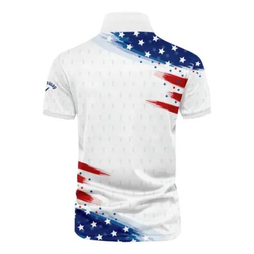 Golf Flag American Updated Logo 125th U.S. Open Callaway Vneck Polo Shirt Style Classic Polo Shirt For Men