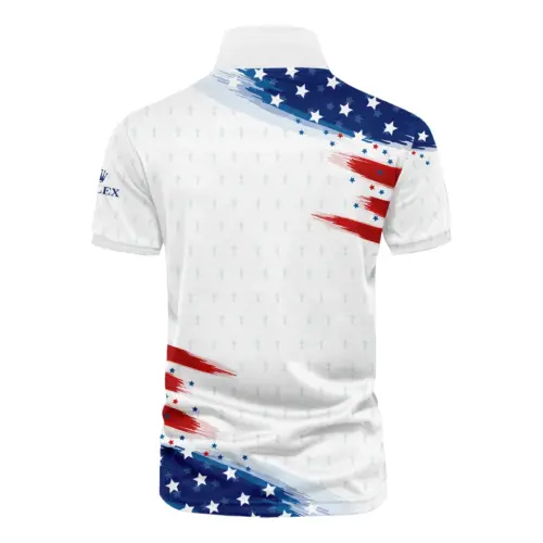 Golf Flag American Updated Logo 125th U.S. Open Rolex Vneck Polo Shirt Style Classic Polo Shirt For Men