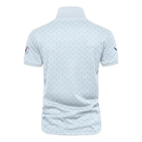 Golf Sport Pattern Blue Sport Uniform Updated Logo 125th U.S. Open Callaway Vneck Polo Shirt Style Classic