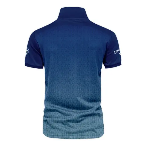 Sport Gradiend Blue Mix Color Updated Logo 125th U.S. Open Pinehurst Callaway Vneck Polo Shirt Style Classic