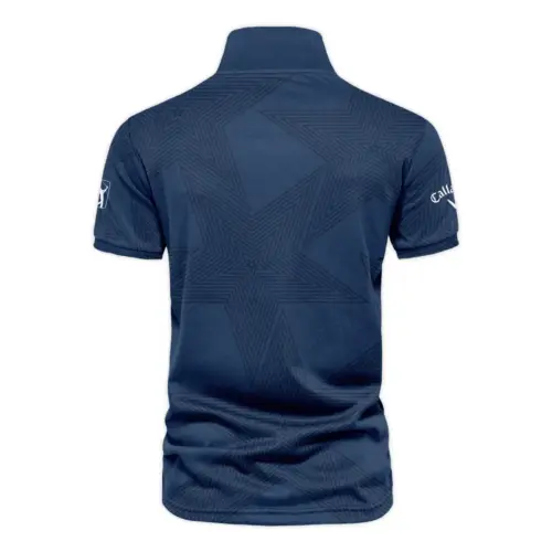 Golf Sport Navy Star Updated Logo 125th U.S. Open Pinehurst Callaway Vneck Polo Shirt Style Classic