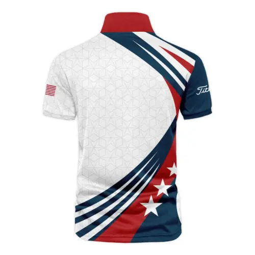 Golf Sport Blue Mix Updated Logo 125th U.S. Open Pinehurst Titleist Vneck Polo Shirt Style Classic
