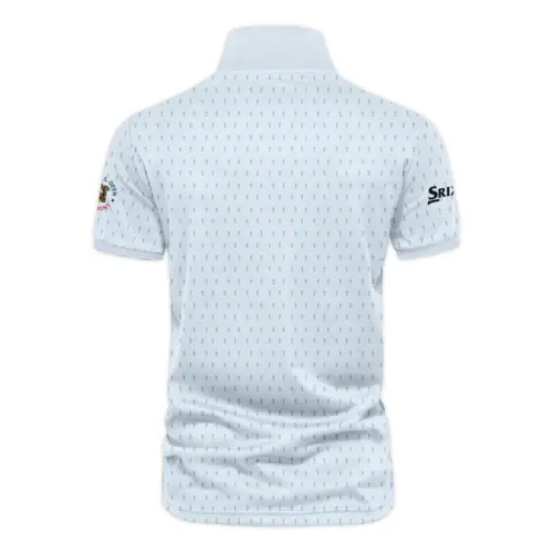 Special Release Light Blue Srixon Golf 125th U.S. Open Oakmont Vneck Polo Shirt All Over Prints  QTUSM8724A2SRZVPL