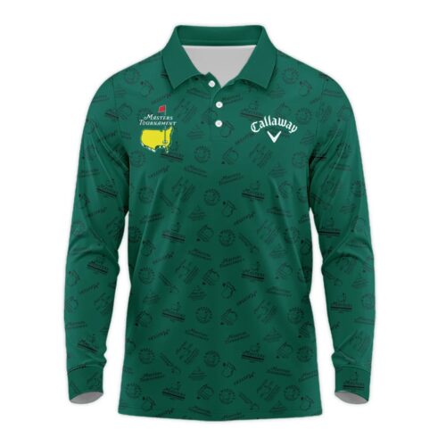 Special Release Long Polo Shirt All Over Prints