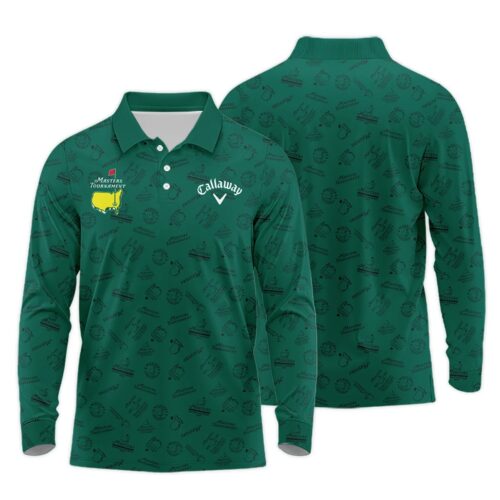 Special Release Long Polo Shirt All Over Prints