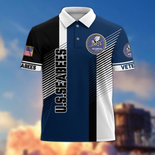 Premium US Air Force Polo Shirt, Gifts For US Veterans, Gifts On Father's Day, Independence Day, Armed Forces Day, Veterans Day, Memorial Day