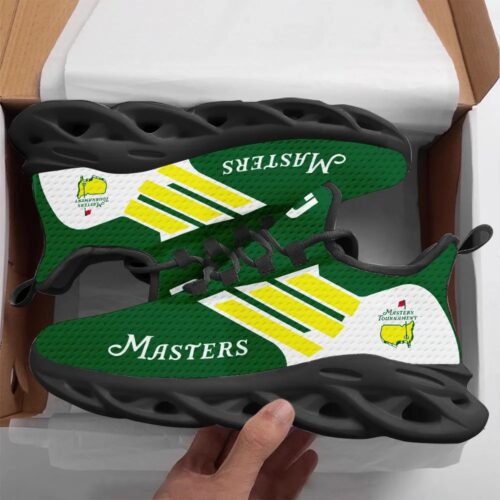 Black Yellow White Max Soul Shoes Footjoy Masters Tournament Augusta National Golf Club Sneaker Gift For Fans
