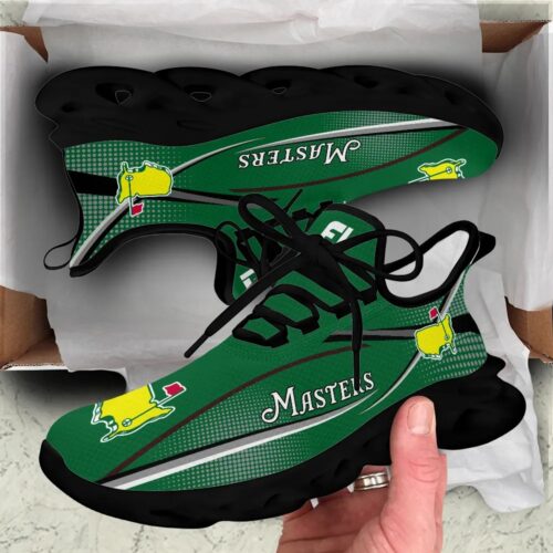 Black Yellow White Max Soul Shoes Footjoy Masters Tournament Augusta National Golf Club Sneaker Gift For Fans