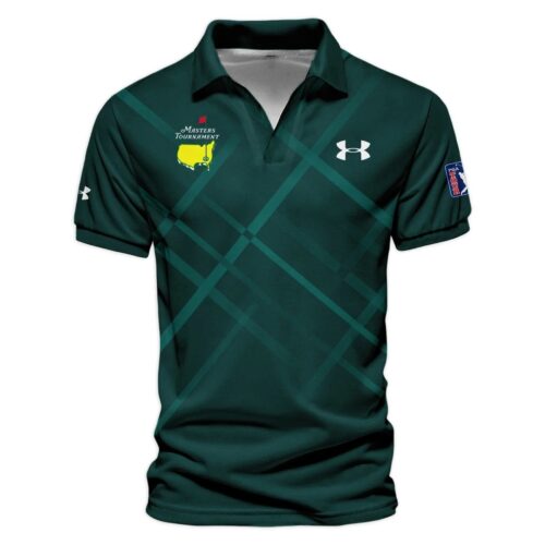 Special Release Under Armour Masters Tournament Golf Vneck Polo Shirt All Over Prints
