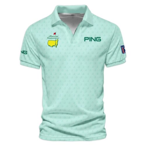 Special Release Ping Masters Tournament Golf Vneck Polo Shirt All Over Prints