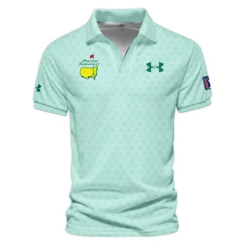Special Release Under Armour Masters Tournament Golf Vneck Polo Shirt All Over Prints