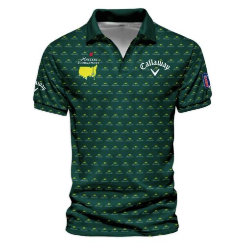 Special Release Callaway Masters Tournament Golf Vneck Polo Shirt All Over Prints